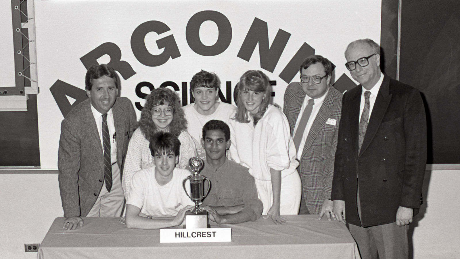 1987 photograph from Argonne’s 2nd annual Science Bowl