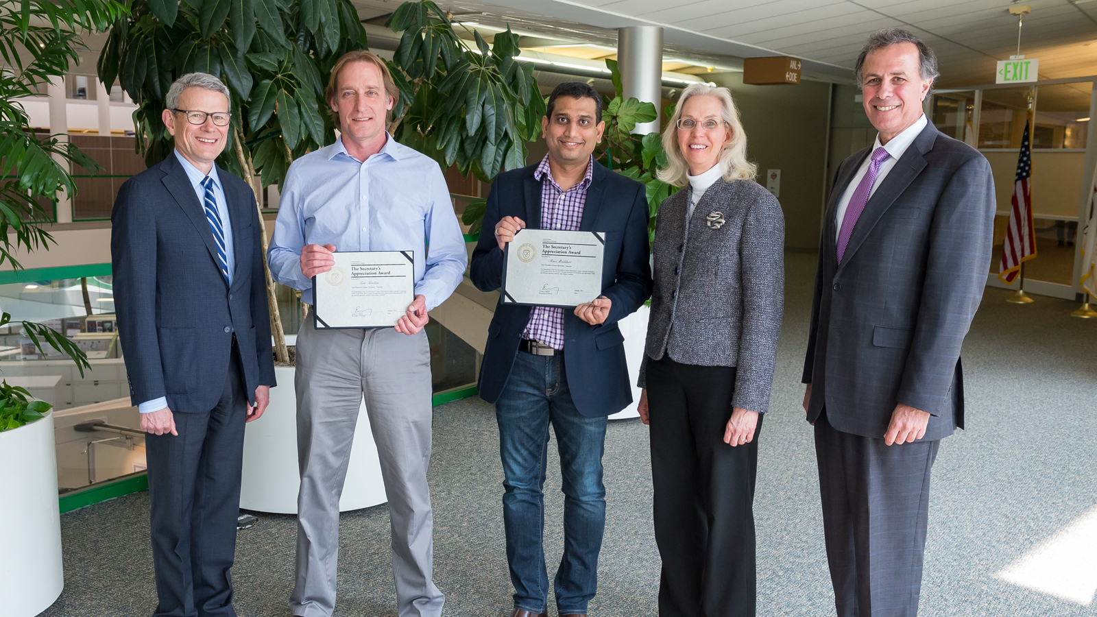 Argonne Computer Scientists Tom Brettin and Ravi Madduri also received awards for their work with the Cancer Moonshot Task Force. 