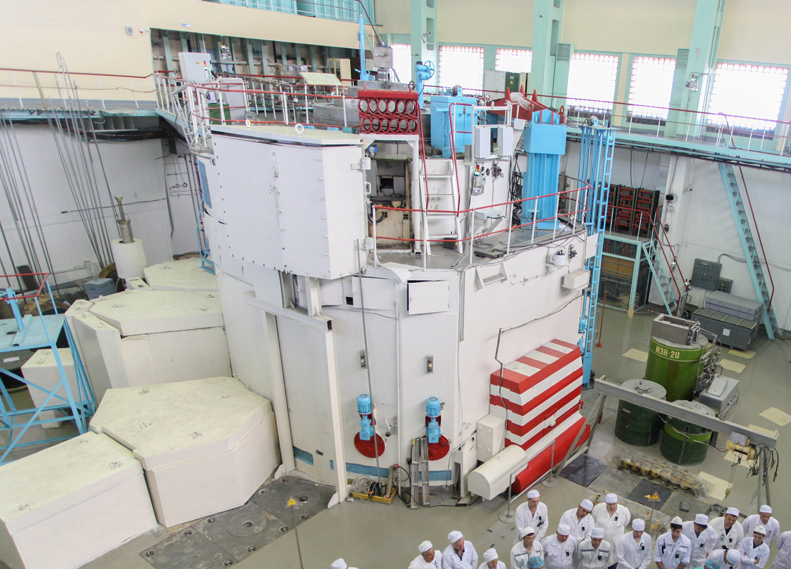In Almaty, Kazakhstan, Argonne engineers worked with the Kazakh Institute of Nuclear Physics on a decade-long conversion of the VVR-K reactor.