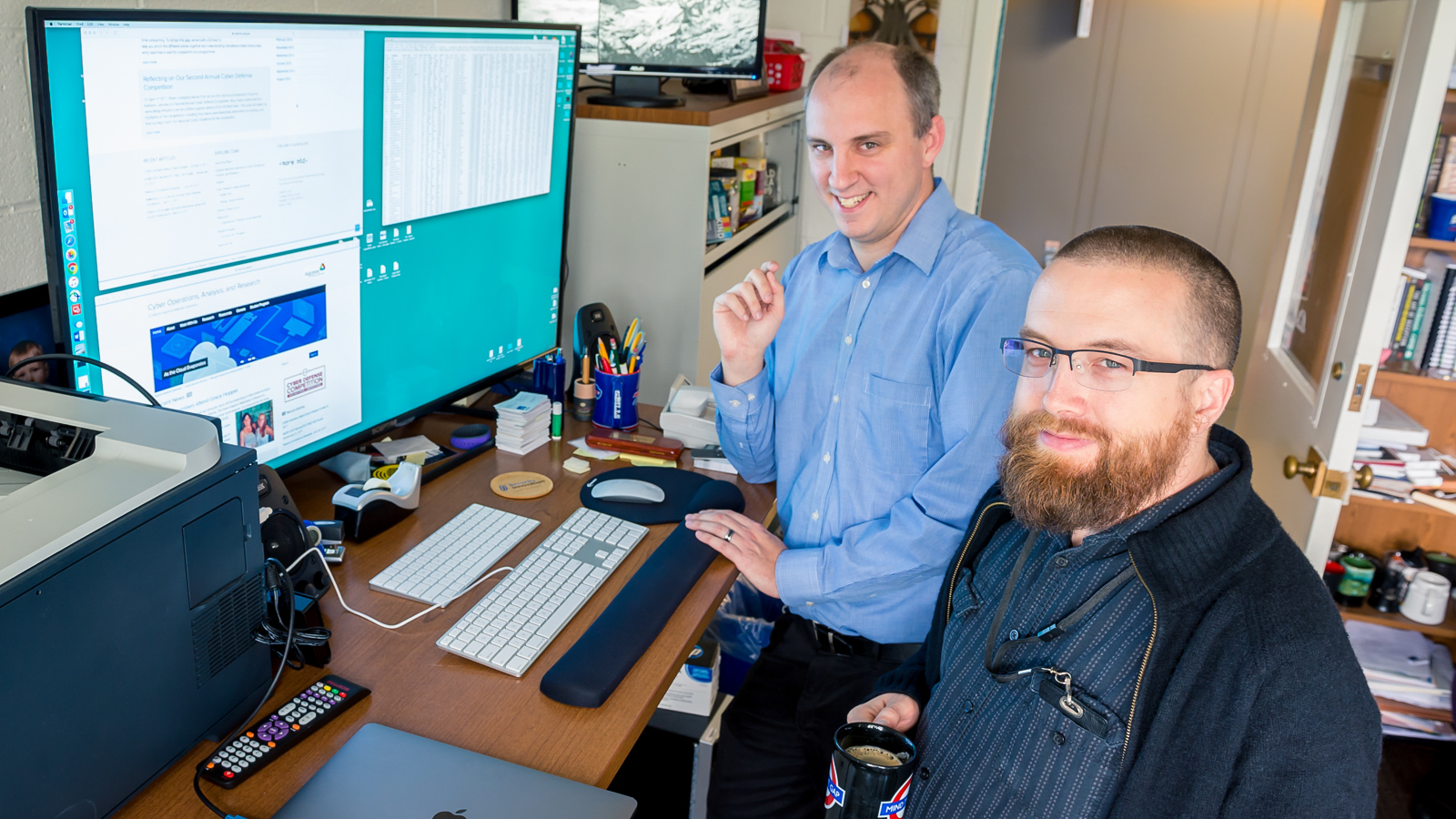 Nate Evans and Michael L. Thompson developed the MORE MTD defense system. 