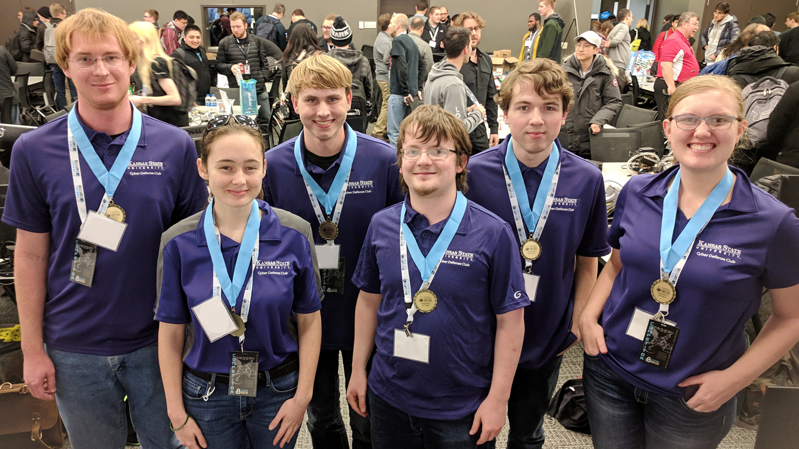 Kansas State University was the regional winner of the 18 teams competing at Argonne. (Image by Argonne National Laboratory.)