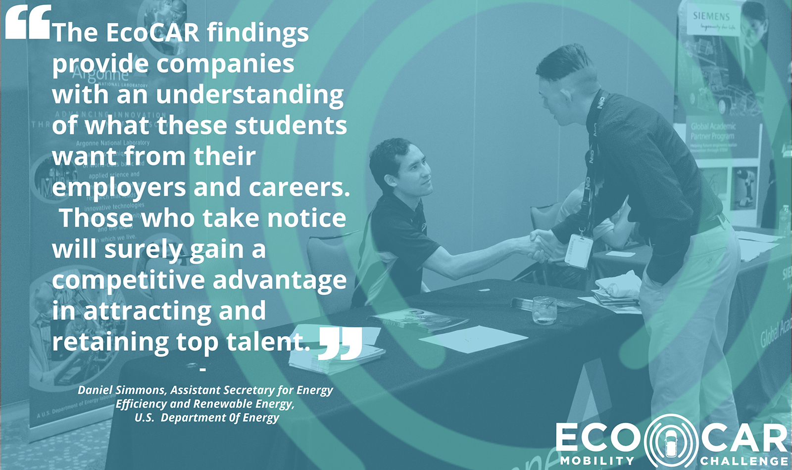 The EcoCAR findings provide companies with an understanding of what these students want from their employers and careers.