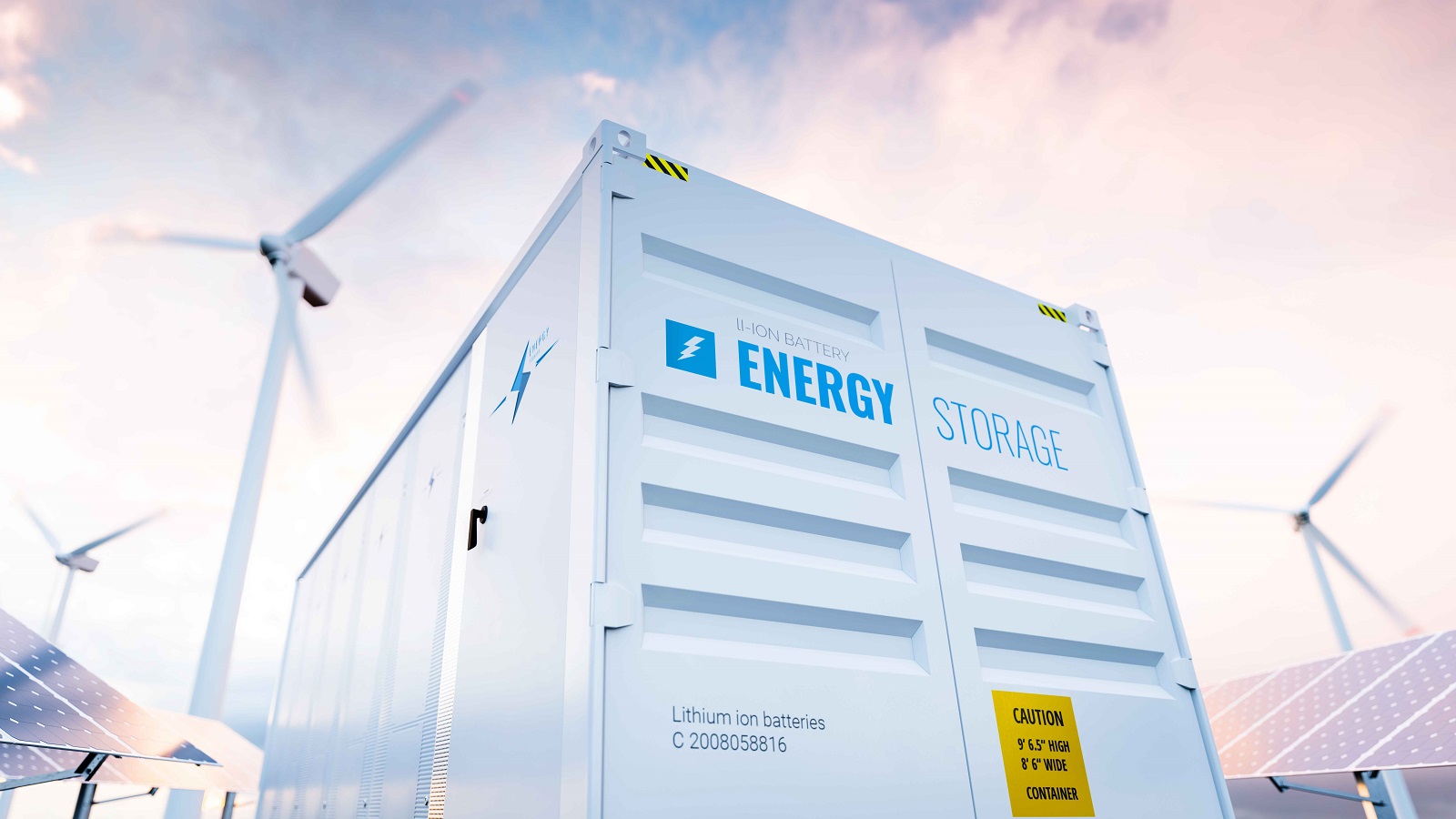 Energy storage that holds large amounts of power is necessary to avoid interruptions in wind and solar energy.