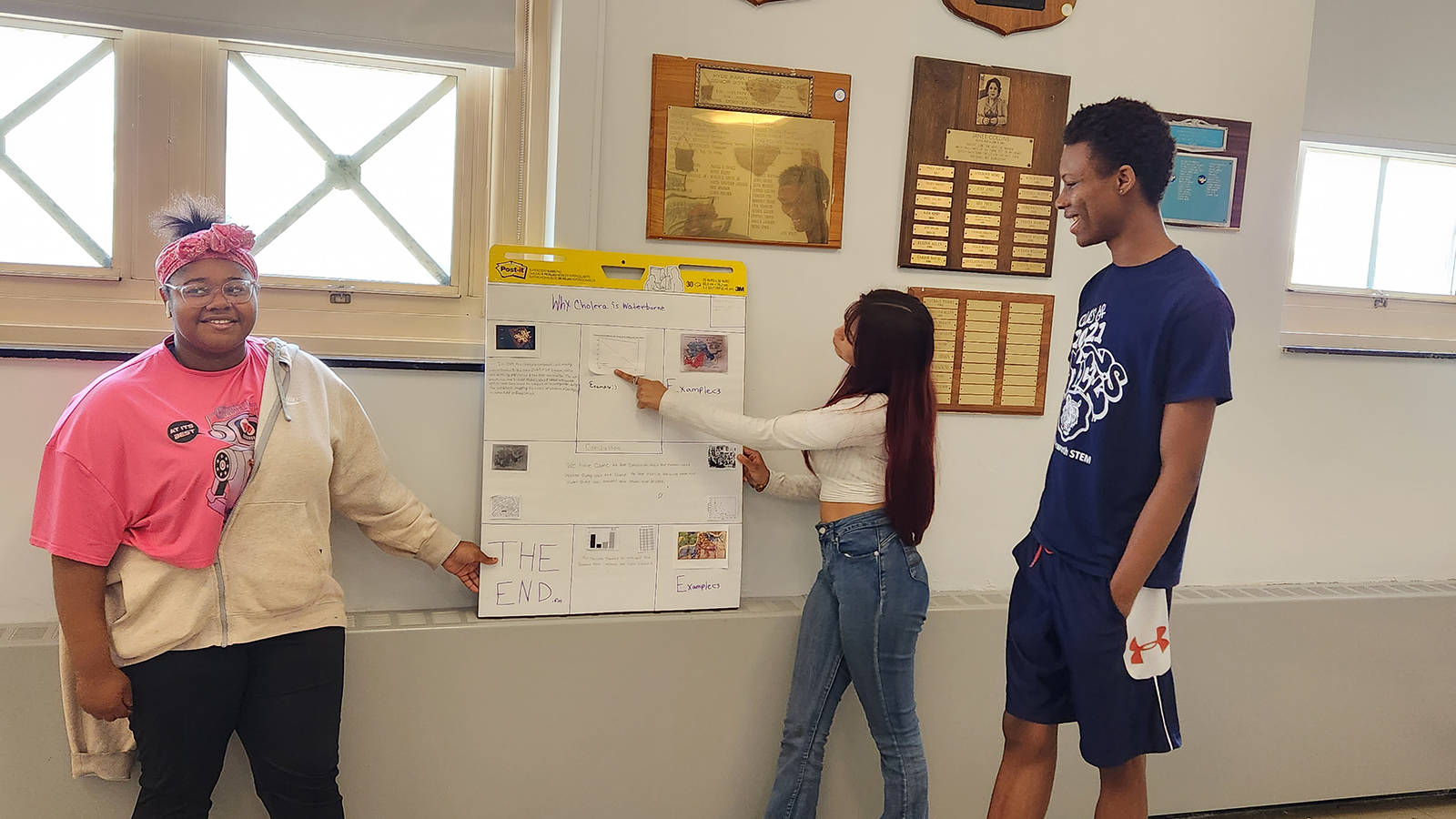 At the end of the teacher institute’s second week, students presented data findings to prove that cholera is water-borne. The students’ success demonstrated the teachers’ own success in applying data science to real-world problems that they can explore in the classroom.