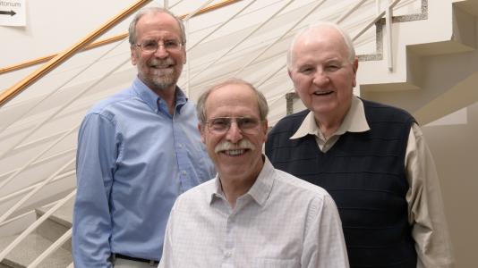 Argonne chemists Larry Harding, Al Wagner, and Joe Michael