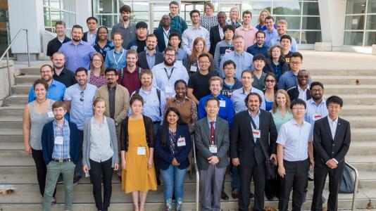 Argonne hosted the ninth annual Modeling, Experimentation and Validation summer school in late July. It drew 48 nuclear engineering students from seven countries. (Image by Argonne National Laboratory.) 