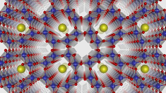 Argonne scientists are combining existing theories to form a more general theory of electrochemistry that predicts unexplained behavior. To do this, the researchers first studied alpha manganese oxide (shown here). Testing of this material and others is helping to predict material behavior as well as inform which changes could improve its performance.