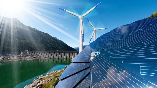 Argonne researchers are finding ways to prevent cyberattacks on distributed energy resources — e.g., solar and wind power — before they occur. (Image by Shutterstock / Alberto Masnovo.) 