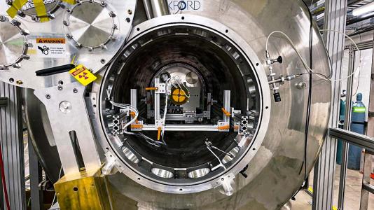Tunnel view inside machinery. (Image byArgonne National Laboratory.)