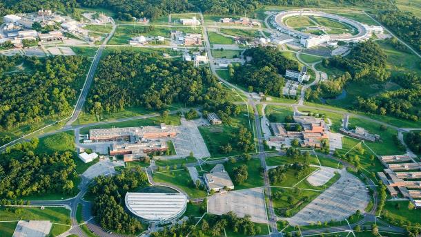 Aerial view of Argonne. (Image by Argonne National Laboratory.)